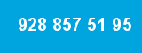928 857 51 95